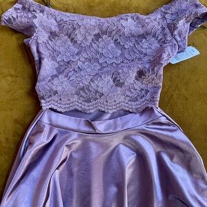 Windsor Lavender Lace Dress